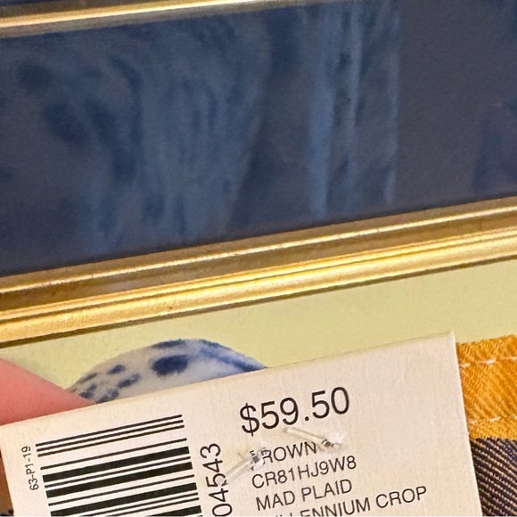 Crown & Ivy V-Neck Crochet Sleeve Button Cardigan and coordinating cropped pants - Picture 5 of 7